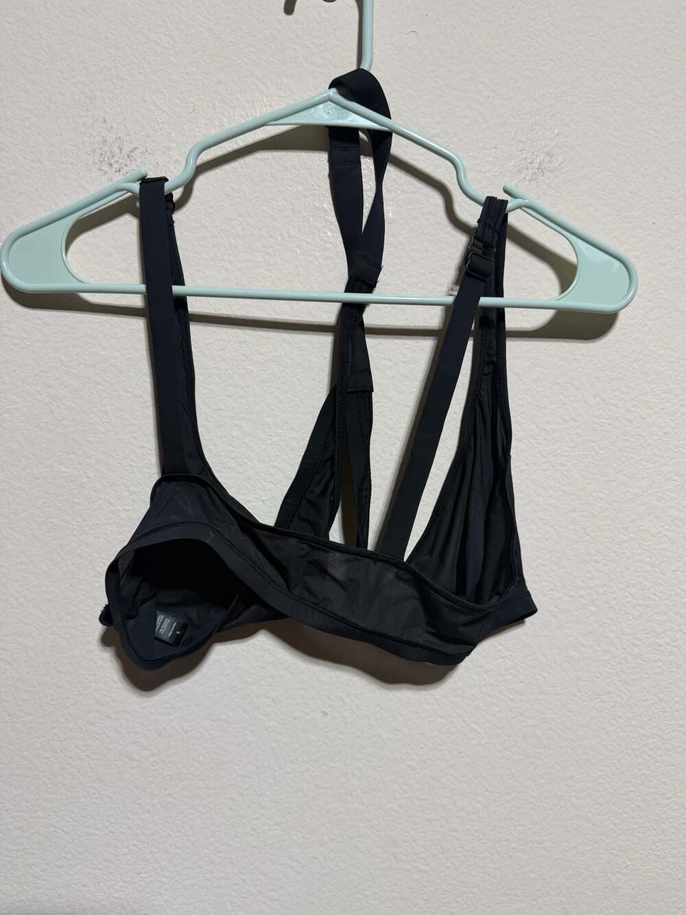 SKIMS Black Sheer Unlined Bralette - Picture 3 of 3